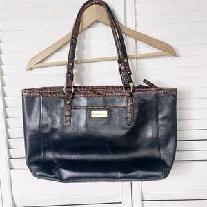 Brahmin medium Arno leather tote